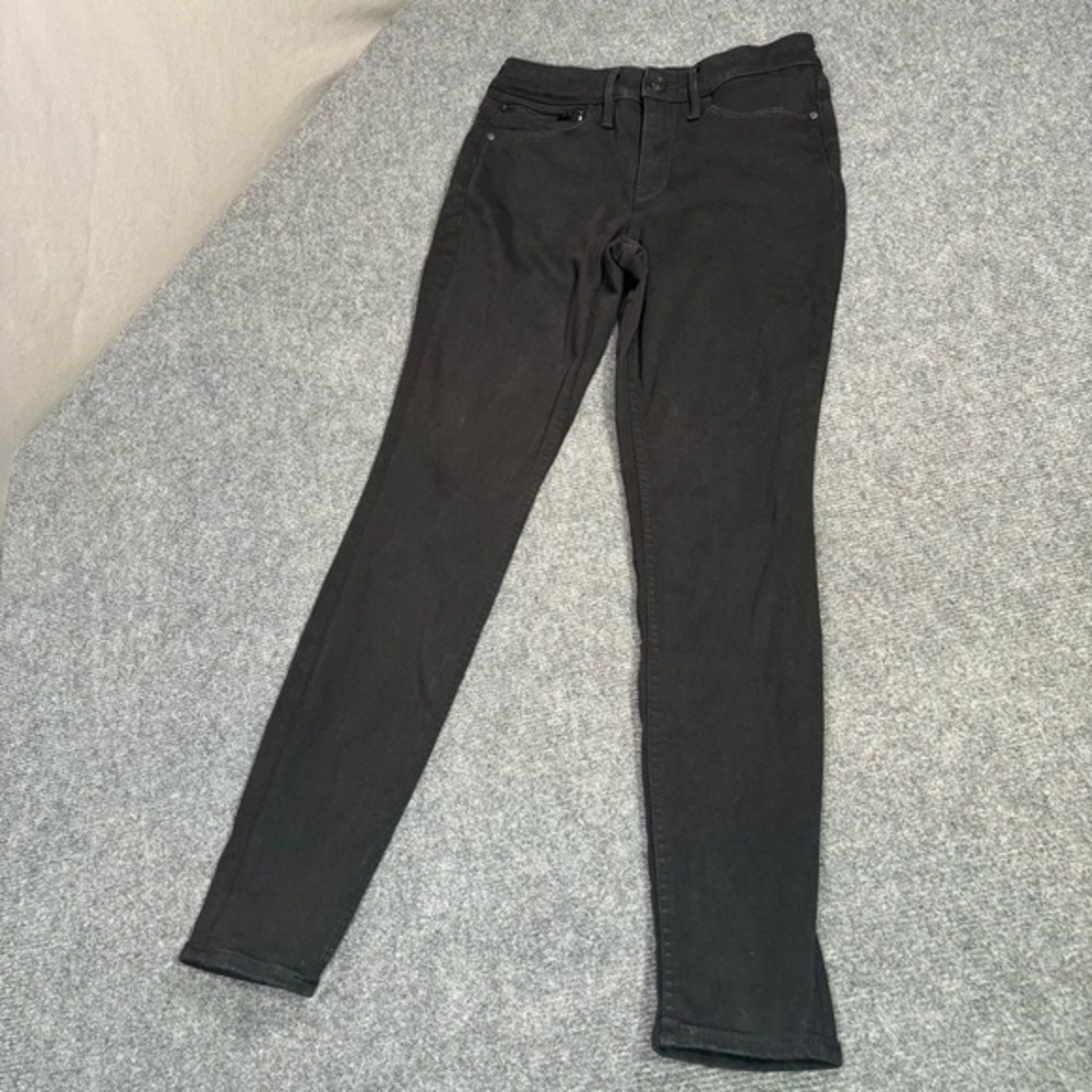 Athleta Jeans Women’s 4 Petite Ultra Skinny Cotton Blend Flex Slimming Black